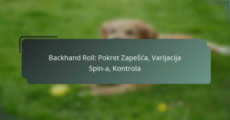 Backhand Roll: Pokret Zapešća, Varijacija Spin-a, Kontrola